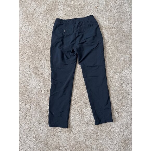 Under Armour Men's UA Tech Pants Smooth Stretchy Slim Fit Golf Black 30x32 - Picture 2 of 10
